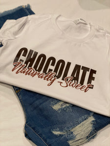 Ladies Tee-Chocolate