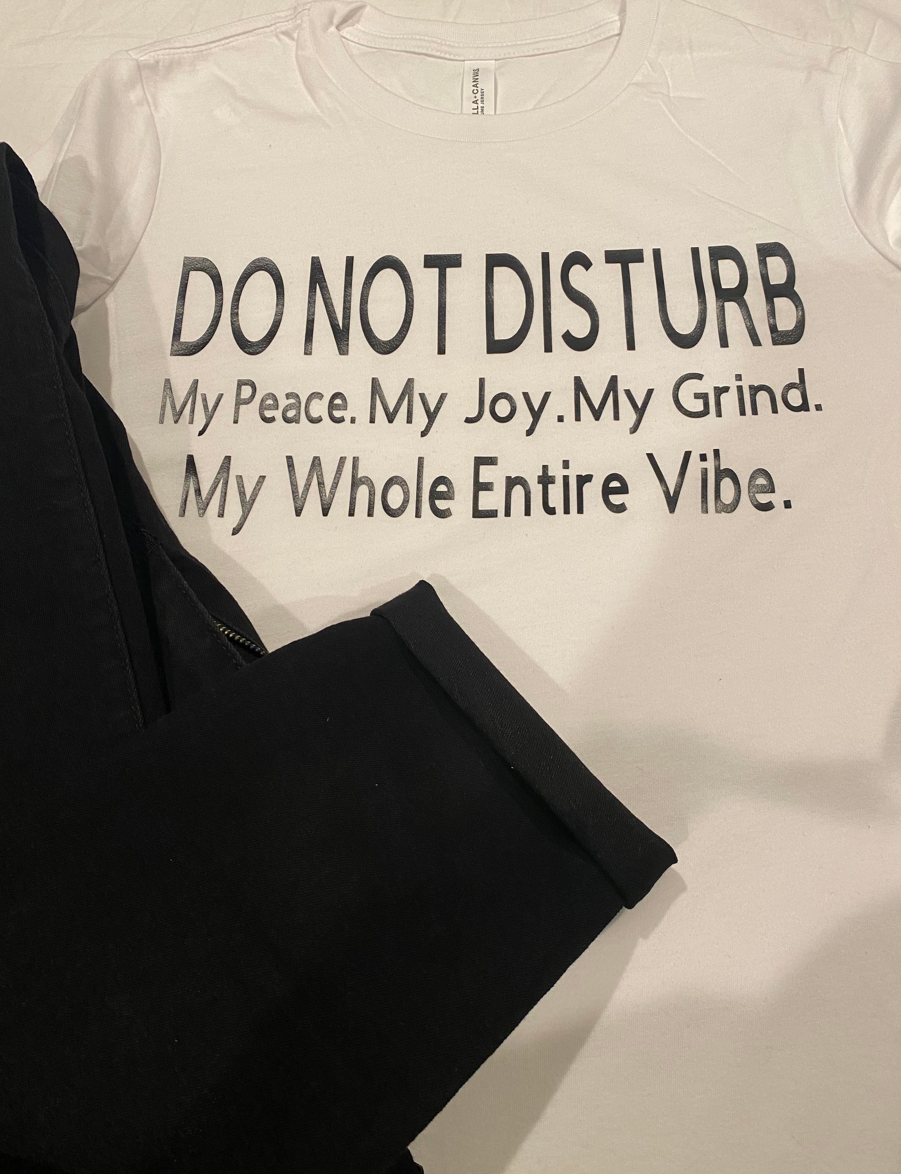 Ladies Tee-Do Not Disturb