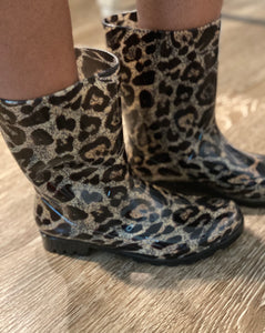 Corkys Riverwalk Leopard Rainboots